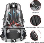 YANIMENGNU MINGMOU Traveling Backpack 40L Waterproof and Light Outdoor Hiking, Men's and Women's Camping Backpack - Image 6